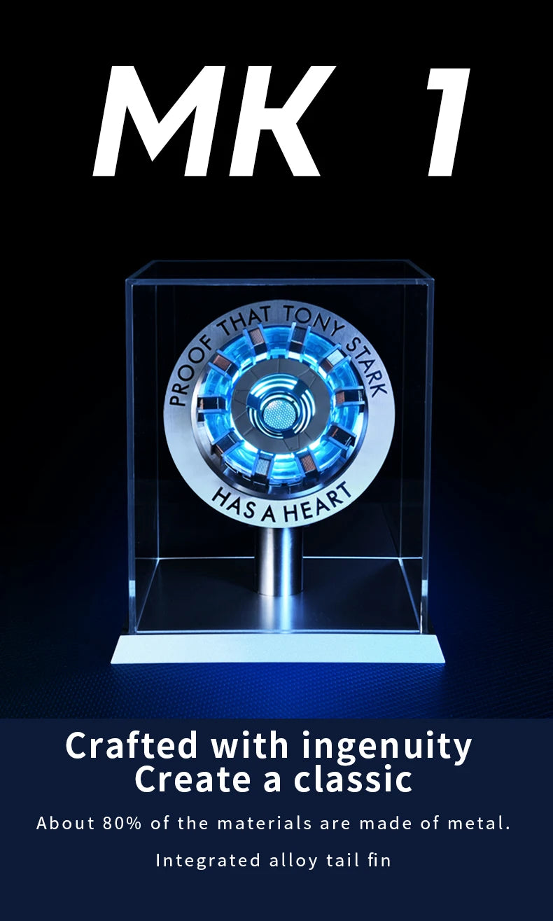 Stark MK1 Metal Alloy USB LED Lamp - Voice Control, PVD Surface,