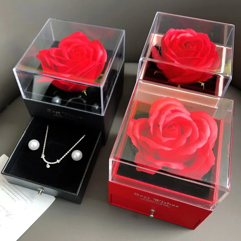 Romantic Heart Necklace Gift Set