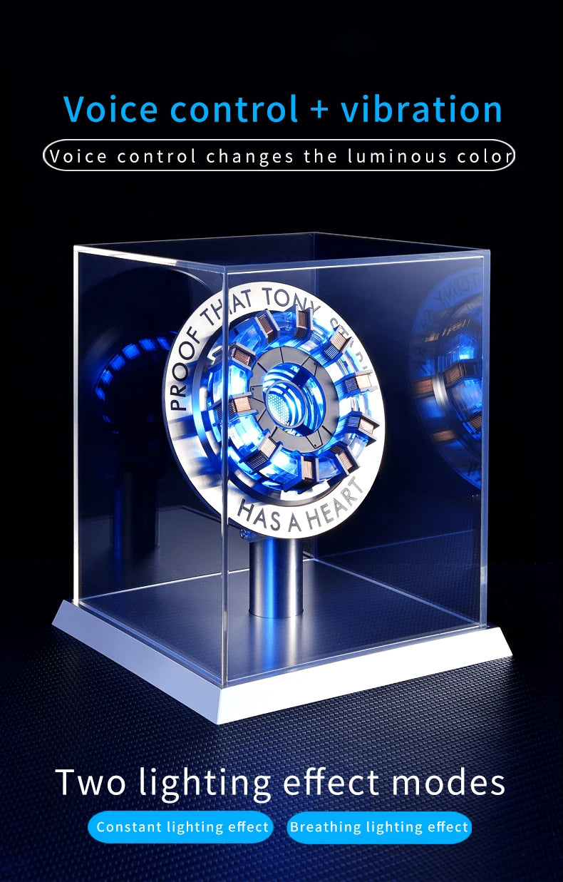 Stark MK1 Metal Alloy USB LED Lamp - Voice Control, PVD Surface,