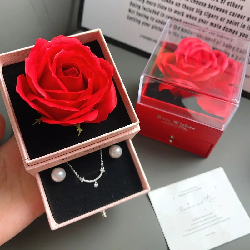 Romantic Heart Necklace Gift Set