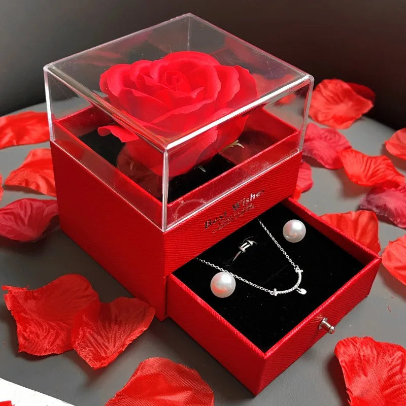 Romantic Heart Necklace Gift Set